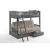 Cinnamon Wood Bunk/Futon Bed, Twin/Full Size
