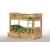 Cinnamon Wood Bunk Bed, Twin/Twin Size