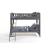 Cinnamon Wood Bunk Bed, Twin/Twin Size