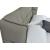 Claire Full Leather Upholstered Platform Queen Size Bed with Tufted Headboard