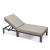 Chelsea Modern Aluminum Outdoor Chaise Lounge with Cushions