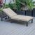 Chelsea Modern Aluminum Outdoor Chaise Lounge with Cushions