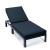 Chelsea Modern Aluminum Outdoor Chaise Lounge with Cushions
