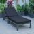 Chelsea Modern Aluminum Outdoor Chaise Lounge with Cushions