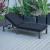 Chelsea Modern Aluminum Outdoor Chaise Lounge with Cushions