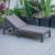 Chelsea Modern Aluminum Outdoor Chaise Lounge with Cushions