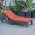 Chelsea Modern Aluminum Outdoor Chaise Lounge with Cushions