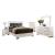 Clementine Leatherette/Wood Tufted Platform Bedroom Set