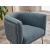 Cloak Fabric Accent Armchair