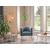 Cloak Fabric Accent Armchair
