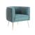 Cloak Fabric Accent Armchair