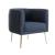 Cloak Fabric Accent Armchair