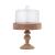 Mango Carved Stand with Cloche