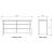 Clove Wood Double Dresser w/6 Drawers