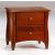 Clove Wood Nightstand w/2 Drawers