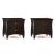 Clove Wood Nightstand w/2 Drawers