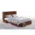 Clover Wood Murphy Cabinet Bed w/Mattress
