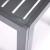 Chelsea Modern Aluminum Outdoor Chaise Lounge with Side Table & Cushions