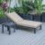 Chelsea Modern Aluminum Outdoor Chaise Lounge with Side Table & Cushions