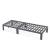 Chelsea Modern Aluminum Outdoor Chaise Lounge with Side Table & Cushions