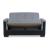 Armada Pro Fabric/PU Convertible Loveseat