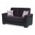 Armada Pro Fabric/PU Convertible Loveseat