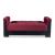 Armada Pro Fabric/PU Convertible Loveseat
