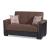 Armada Pro Fabric/PU Convertible Loveseat