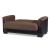 Armada Pro Fabric/PU Convertible Loveseat