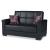 Armada Pro PU Convertible Loveseat