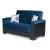 Armada Pro Fabric/PU Convertible Loveseat