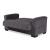 Armada Pro Fabric Convertible Loveseat