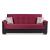 Armada Pro Fabric/PU Convertible Living Room Set