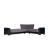 Armada Fabric/PU Convertible Sectional Sofa