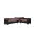 Armada Fabric/PU Convertible Sectional Sofa
