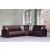 Armada Fabric/PU Convertible Sectional Sofa