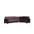Armada Fabric/PU Convertible Sectional Sofa