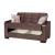 Armada X Fabric Convertible Loveseat