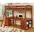 Dutton Wood Storage Bunk Bed w/Workstation, Twin Size