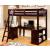 Dutton Wood Storage Bunk Bed w/Workstation, Twin Size