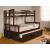 University Wood Bunk Bed w/Trundle, Twin/Full Size