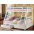 California Wood Bunk Bed w/Storage Drawers, Twin/Full Size