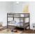 Emilie Wood Bunk Bed, Twin Size