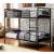 Olga Metal Bunk Bed, Twin Size