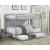 Opal Metal Bunk Bed, Full Size
