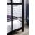 Opal Metal Triple Decker Bunk Bed, Twin Size