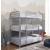 Opal Metal Triple Decker Bunk Bed, Twin Size
