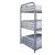 Opal Metal Triple Decker Bunk Bed, Twin Size