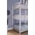 Opal Metal Triple Decker Bunk Bed, Twin Size