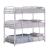 Opal Metal Triple Decker Bunk Bed, Twin Size
